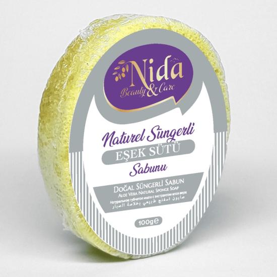 Natural Sponge Donkey Milk Soap 100 gr